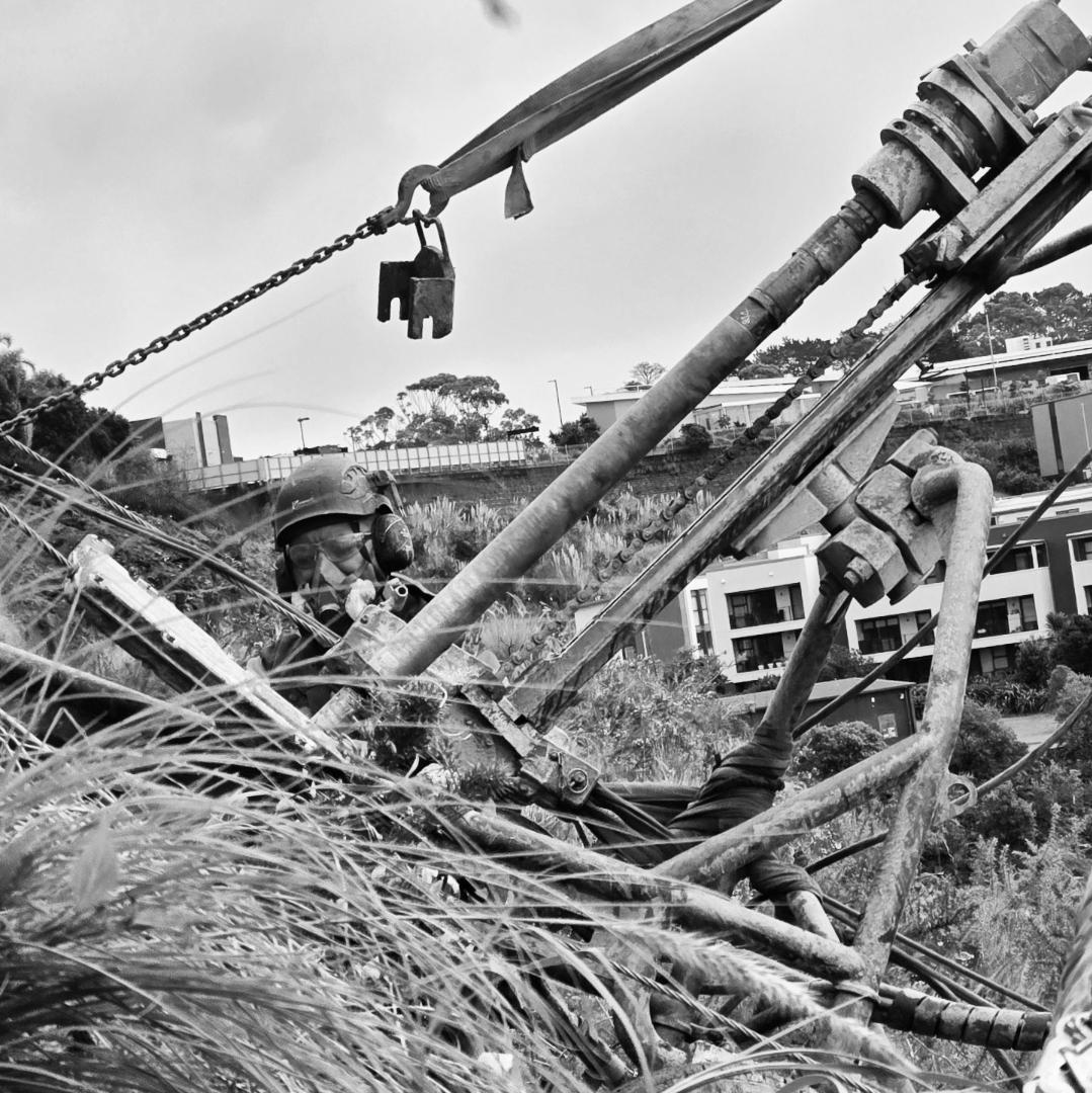 Soil nailing and rock bolting installation